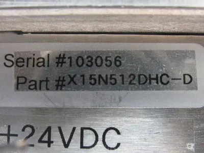 EXOR R&D X15N512DHC-D 15" Industrial Computer Monitor HMI 24VDC