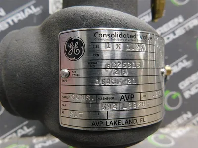 GE Dresser 1543F-21 Consolidated Valve 1 X 1.25 592 Lbs/hr 25 Set Pressure Used