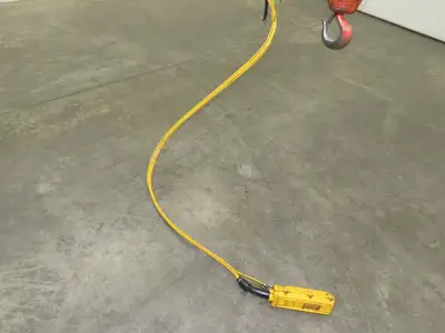 CM Lodestar RRT2 3 Ton Electric Chain Hoist 2 Speed 14' Lift Power Trolley 460V