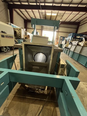 26" Wide Hockey Stick Cleated Bunting Conveyor with Metal Separator, New in 2012