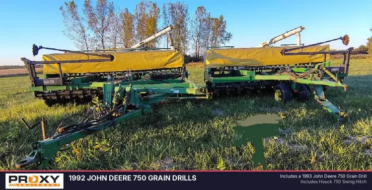 Used 1992 JOHN DEERE 750 GRAIN DRILLS Grain Drills Louisiana US | Proxy Equipment #1385301