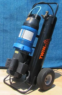 Used TWIN AIR TA-3 Rotary Screw & Sliding Vane Air Compressors California US | Bay Line Tool #1316299