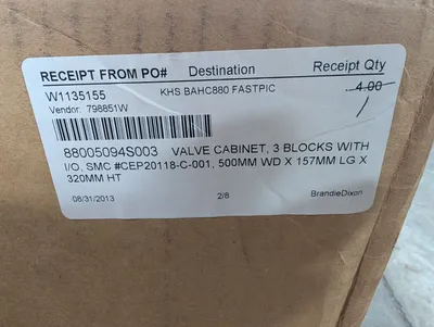 SMC CEP20118-C-001 Valve Manifold Cabinet Assembly EX600 EX260 New NIB