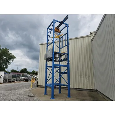 Surplus Material Transfer 4000 LB Bulk Bag Discharger Unloader food grade UNUSED