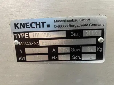 USED 2007 KNECHT USK 200 R | HV 206
