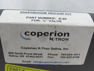 New | in-Stock COPERION K-TRON _UNKNOWN_ Valves/Fittings | Arrow Industrial #628218