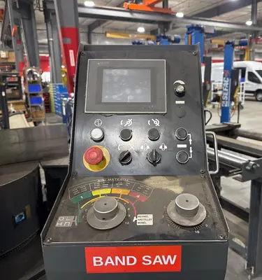 16" X 28" COSEN MODEL #SH-710LDM HORIZONTAL 60° MITERING BAND SAW: STOCK #23643