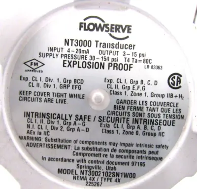 NEW FLOWSERVE 7310-18107FV CONTROL VALVE NT3000 2" NT3002102SN1W00 731018107FV