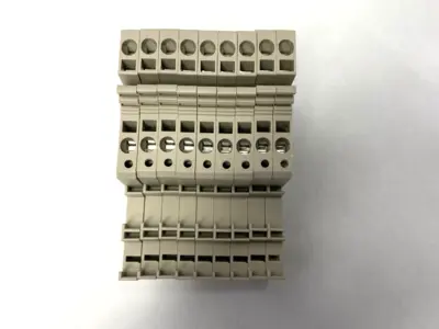USED WEIDMÜLLER INITIATOR/ ACTUATOR TERMINAL BLOCK 1651980000 LOT OF 9