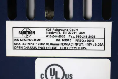 Bonitron M3575R-H4MF Resistor Module, 195 Ohm, 4 Amp