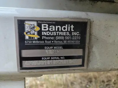 Used 2019 BANDIT INTIMIDATOR 12XP Wood Chippers California US | Ben Kaplan Equipment #1289795