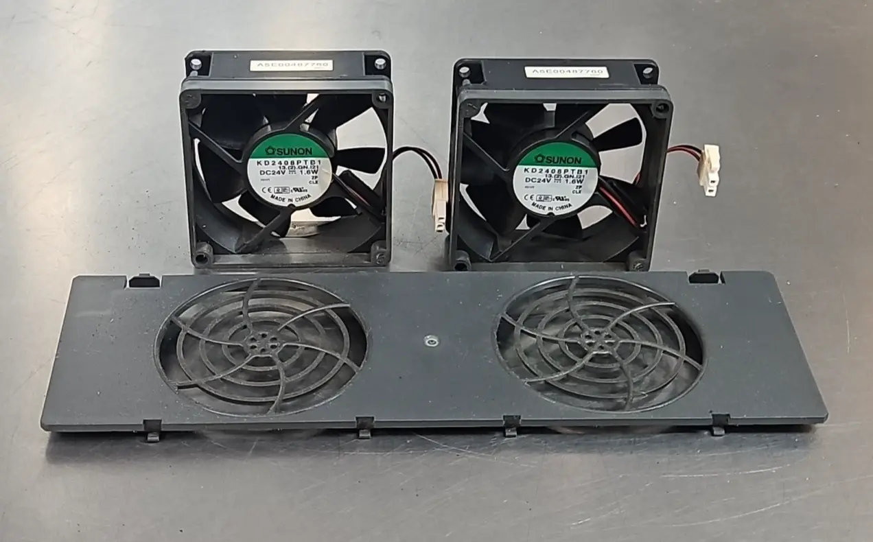 Sunon KD2408PTB1 Cooling Fan(2)+ Vent Grill for 6SL3224-0BE31-8UA0 Loc4C22
