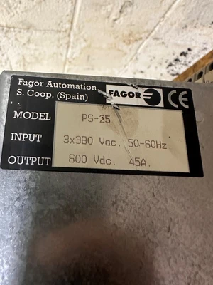 FAGOR PS-25 POWER SUPPLY