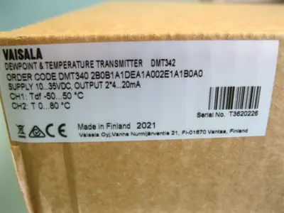 NEW Vaisala DMT340 2B0B1A1DEA1A002E1A1B0A0