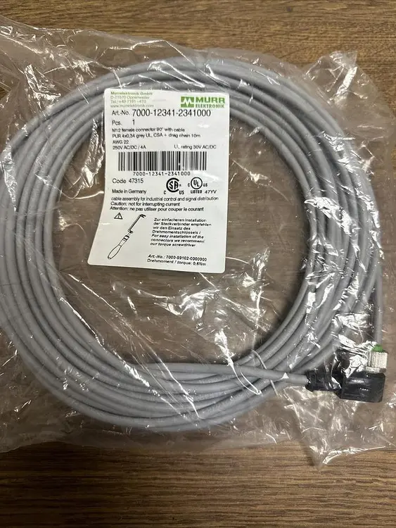 Used MURRELEKTRONIK 7000-12341-2341000 Cable & Wire | Surplus Asset Holdings #1227334
