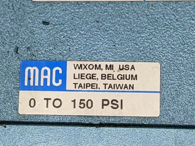 USED MAC VALVES PROPORTIONAL MULTI PRESSURE PAK W/ MM-P2A-231D-9
