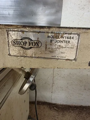 | Shop Fox | Jointers