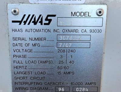 2007 HAAS TL-1 CNC Lathes | 520 Machinery Sales LLC (22)