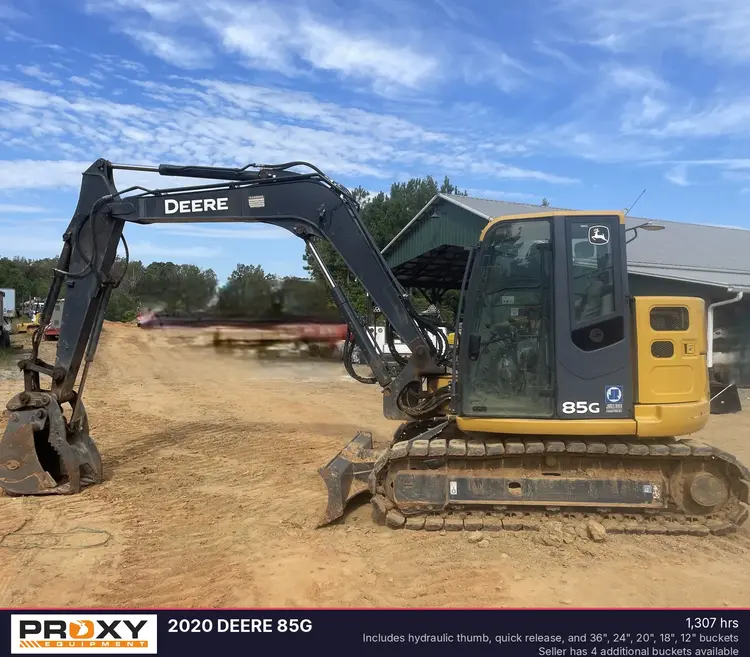 Used 2020 DEERE 85G Crawler Excavators North Carolina US | Proxy Equipment #1377828