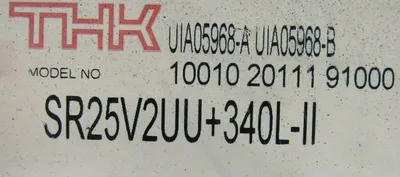 NEW BOX OF 2 THK SR25V2UU+340L-II LINEAR GUIDE SR25V2UU340LII