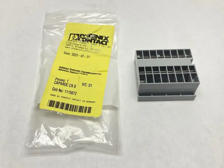 New | in-Stock PHOENIX CONTACT BUSBAR 8-SLOT 1115672 Bus Bars & Plugs Michigan US | Maverick Industrial Sales #1092075
