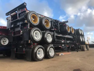 Used A PLUS 20’ AND 40’ GOOSENECK HEAVY DUTY CHASSIS Chassis Florida US | USA Transequipment #1542602
