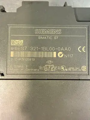 Siemens 6ES7 321-1BL00-0AA0 Input Module Simatic S7 (4.1.4)