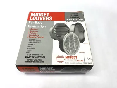 USED MIDGET LOUVER RLS MILL ALUMINUM LOUVER