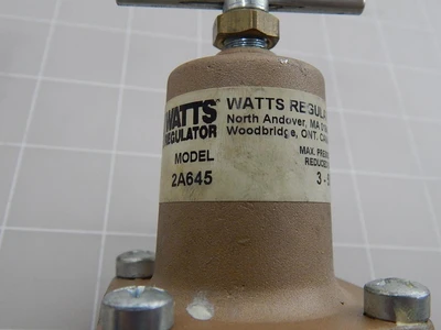 Used WATTS REGULATOR _UNKNOWN_ Parts (Hydraulics and Pneumatics) | OCO Industrial #1585242