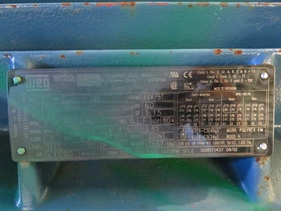 Goulds pump model 5500 Severe Duty Slurry pump size 3x4-17 material HC600 , Unused Spare Room