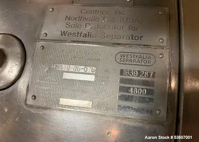 USED GEA WESTFALIA MSA40-06-076