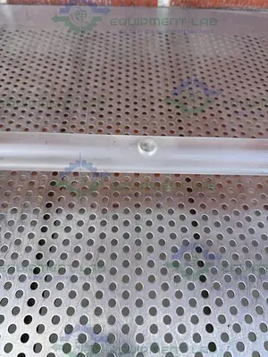 USED CHEMGLASS IMPELLERS W/ GLASS STIRRER SHAFT 30MM , FOR 100 L CHEMGLASS REACTOR 60"