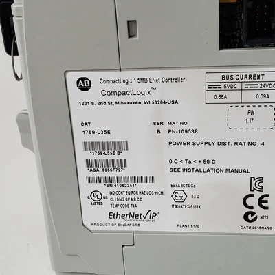Used Allen-Bradley 1769-L35E Misc Industrial Equipment California US | American Industrial Supply Co. #1377010