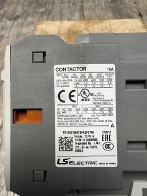 Used LS ELECTRIC MC-12A Starters South Carolina US | ESS Industrial Equipment Sales #1251355