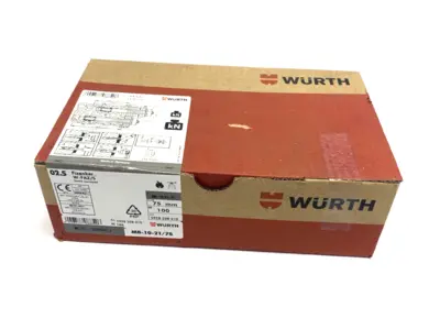 NEW WURTH M8-10-21/75