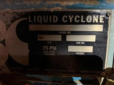 USED BLACK CLAWSON HIGH DENSITY CLEANER