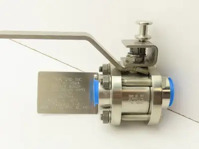 BNL HBV-A2-06-0057 Stainless Steel Ball Valve 1/4 Turn 3/4" 150# Mark 977