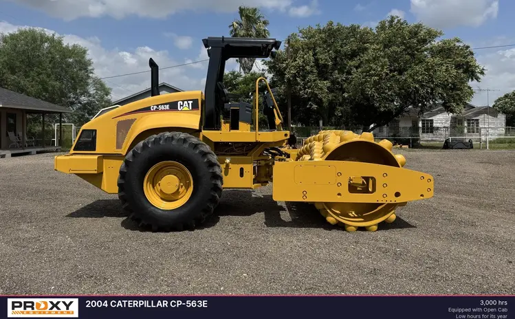 Used 2004 CATERPILLAR CP-563E Single Drum Rollers Texas US | Proxy Equipment #1385267