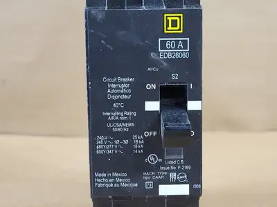 USED SQUARE D EDB26060