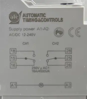 ATC MARSH BELLOFRAM 7DT-2CH Digital Time Switch. Loc3C-21