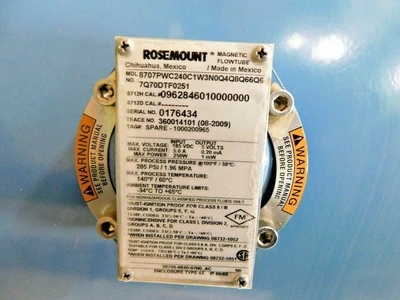 Used Rosemount 8707PWC240C1W3N0Q4Q8Q66Q67Q70DTF0251 Air Velocity and Flow Ohio US | Equipment Recovery Corp. #1331688