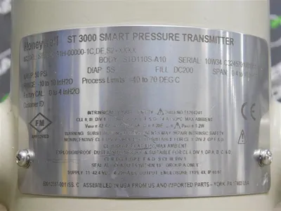 USED HONEYWELL STD110-A1H-00000-1C,DE,S2+XXXX