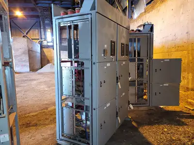 4160 Volts, Series 81000 Two-Column Motor Control Center (MCC) Section
