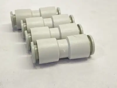 New | in-Stock Knapp Straight Link Fitting Push-In 5/16" LOT OF 4 Parts (Hydraulics and Pneumatics) Michigan US | Maverick Industrial Sales #1393548