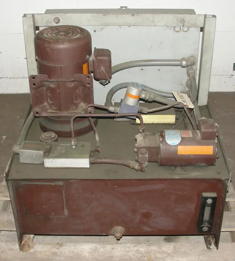 SPC5527  Pump 5 hp Autoquip hydraulic power unit, 23 gallon reservoir tank