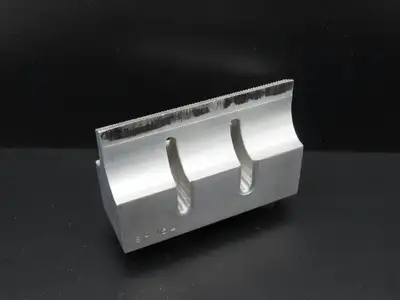 SH152 Ultrasonic Welding Horn Slotted Aluminum Plate 4"W x 2.6"H