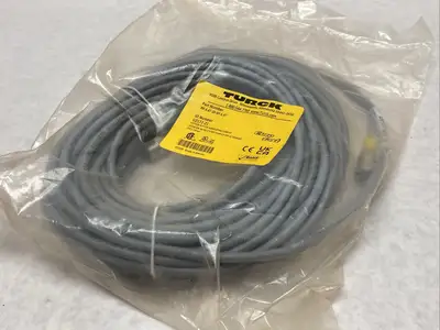 NEW TURCK EUROFAST DOUBLE ENDED CORDSET 4-PIN M12, U2172-21