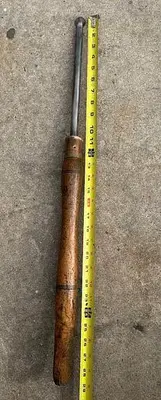 Metal Spooned Spinning Tool ~ 29" Length - 7/8" Tip ~ (5787)
