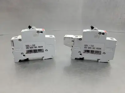 Used ABB S201-C10 Circuit Breaker, 1P, 10A, 230/400VAC Circuit Breakers South Carolina US | Palmetto Automation #1150403