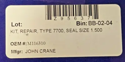 NEW John Crane Does Not Apply